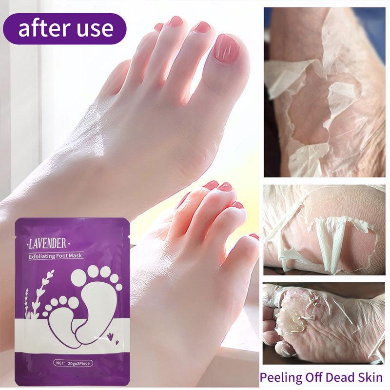 Foot Mask Peeling - 1/2/3 adet Nemlendirici Lavanta Özlü Peeling
