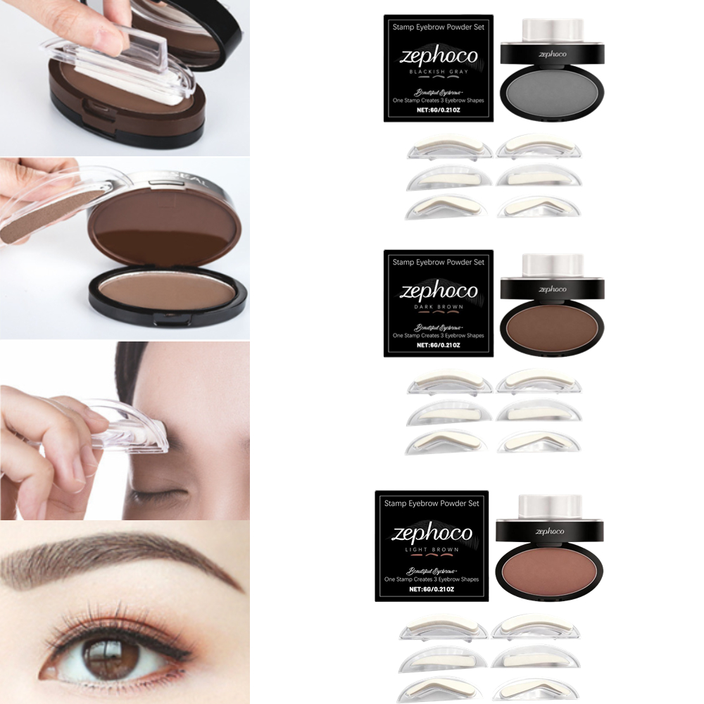 Brow Lamination Kit - Doğal Kaş Tozu Damga Şablon Seti