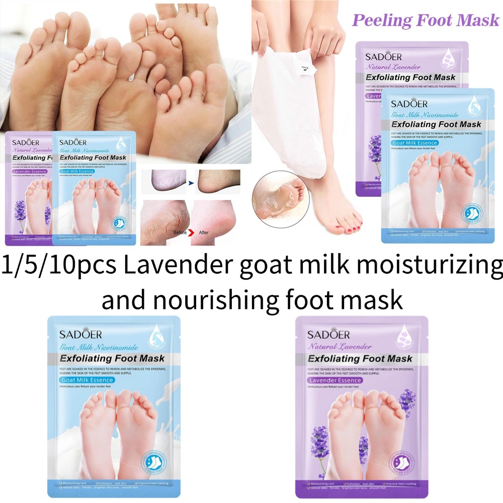 1/5/10 adet SADOER Lavanta Aya - Foot Mask Peeling incelemesi ve fiyatı